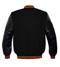 Load image into Gallery viewer, Original American Varsity Real Leather Letterman College Baseball Kid Wool Jackets #BSL-ORSTR-OB-Bband