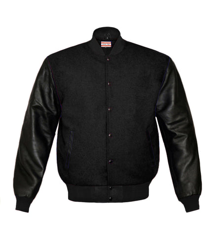 Original American Varsity Real Leather Letterman College Baseball Men Wool Jackets #BSL-BBAND