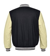 Load image into Gallery viewer, Superb Genuine Cream Leather Sleeve Letterman College Varsity Kid Wool Jackets #CRSL-WSTR-BB