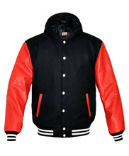 Load image into Gallery viewer, Superb Red Leather Sleeve Original American Varsity Letterman College Baseball Women Wool Jackets #RSL-WSTR-WB-H