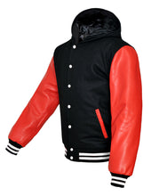 Load image into Gallery viewer, Superb Red Leather Sleeve Original American Varsity Letterman College Baseball Women Wool Jackets #RSL-WSTR-WB-H
