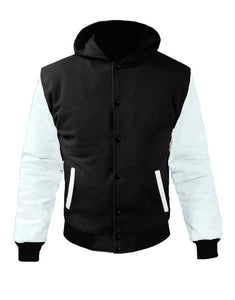 Superb White Leather Sleeve Original American Varsity Letterman College Baseball Men Wool Jackets #WSL-WSTR-BB-BBAND-H