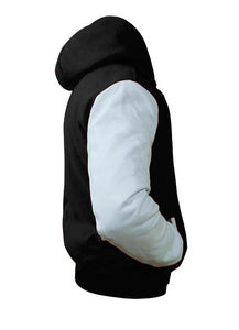 Superb White Leather Sleeve Original American Varsity Letterman College Baseball Men Wool Jackets #WSL-BB-BBand-H