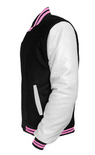 Load image into Gallery viewer, Original American Varsity White Leather Sleeve Letterman College Baseball Kid Wool Jackets #WSL-PKSTR-BZ
