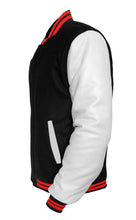 Load image into Gallery viewer, Original American Varsity White Leather Sleeve Letterman College Baseball Men Wool Jackets #WSL-RSTR-BZ