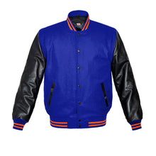 Load image into Gallery viewer, Original American Varsity Real Leather Letterman College Baseball Women Wool Jackets #BSL-ORSTR-BB