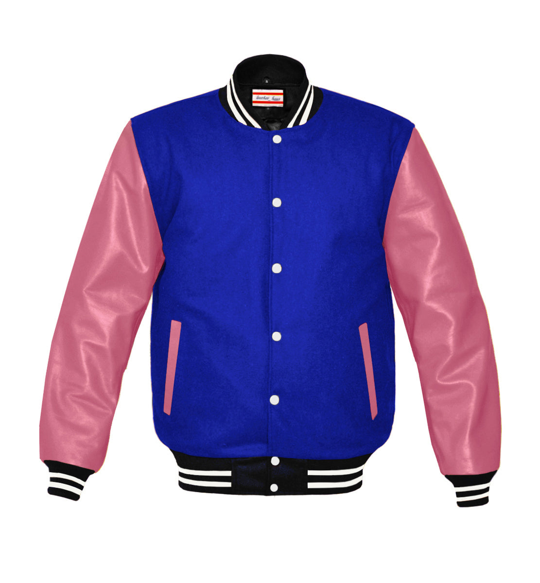 Original American Varsity Real Pink Leather Letterman