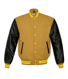 Original American Varsity Real Leather Letterman College Baseball Kid Wool Jackets #BSL-YSTR-YB