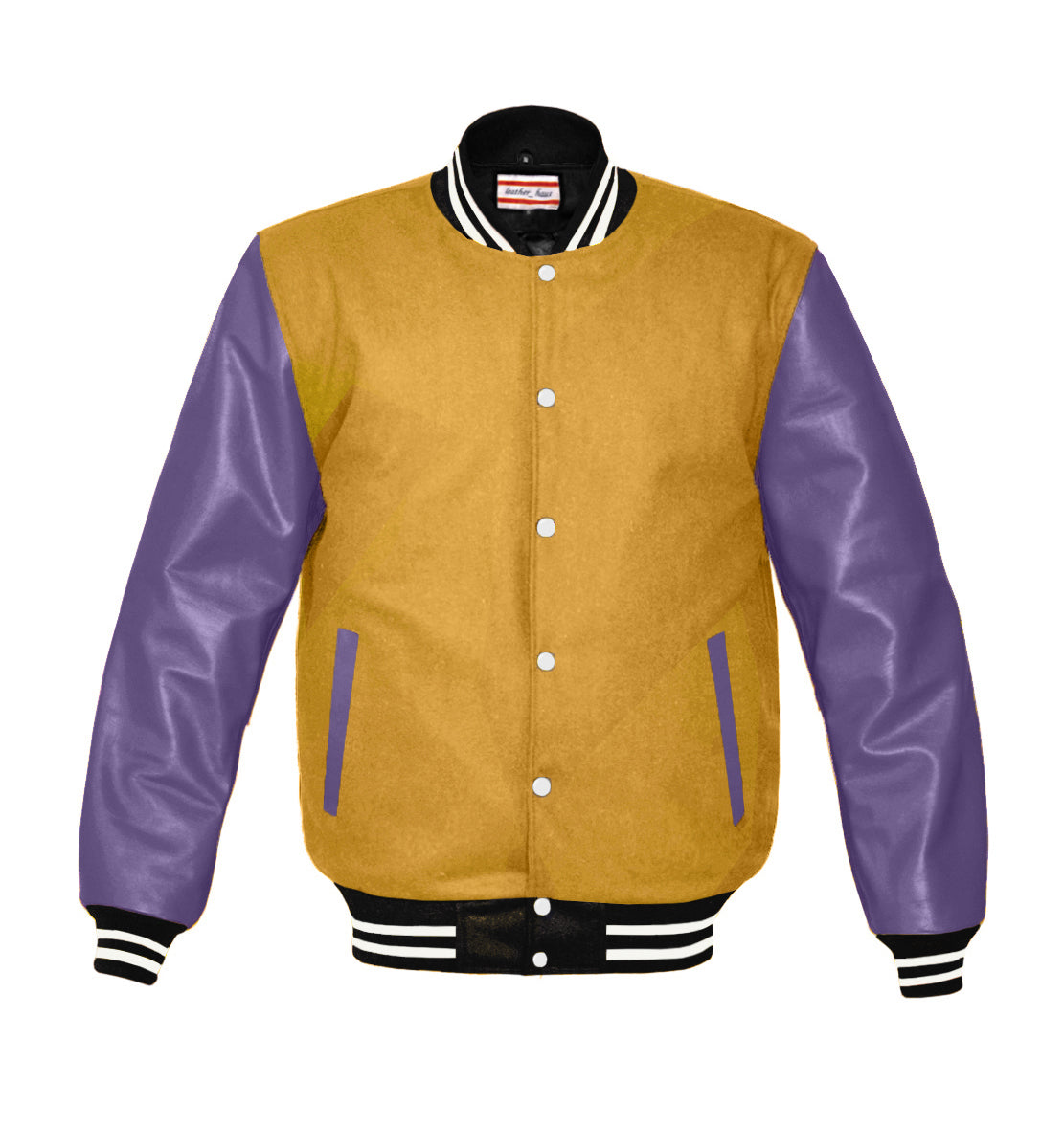 Original American Varsity Real Purple Leather Letterman College Baseba –  ps8-store