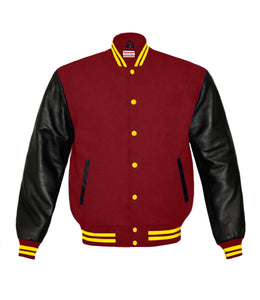 Original American Varsity Real Leather Letterman College Baseball Kid Wool Jackets #BSL-YSTR-YB