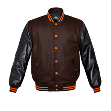 Load image into Gallery viewer, Original American Varsity Real Leather Letterman College Baseball Women Wool Jackets #BSL-ORSTR-OB