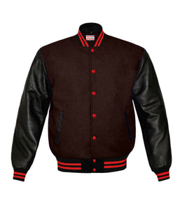 Original American Varsity Real Leather Letterman College Baseball Kid Wool Jackets #BSL-RSTR-RB-BBAND