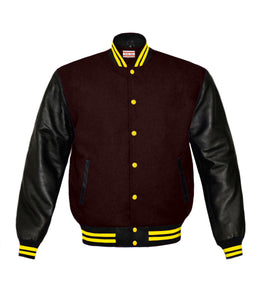 Original American Varsity Real Leather Letterman College Baseball Men Wool Jackets #BSL-YSTR-YB-BBAND