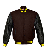 Load image into Gallery viewer, Original American Varsity Real Leather Letterman College Baseball Men Wool Jackets #BSL-YSTR-BB