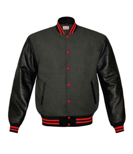 Original American Varsity Real Leather Letterman College Baseball Men Wool Jackets #BSL-RSTR-RB-BBAND