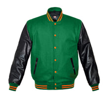 Load image into Gallery viewer, Original American Varsity Real Leather Letterman College Baseball Men Wool Jackets #BSL-ORSTR-OB