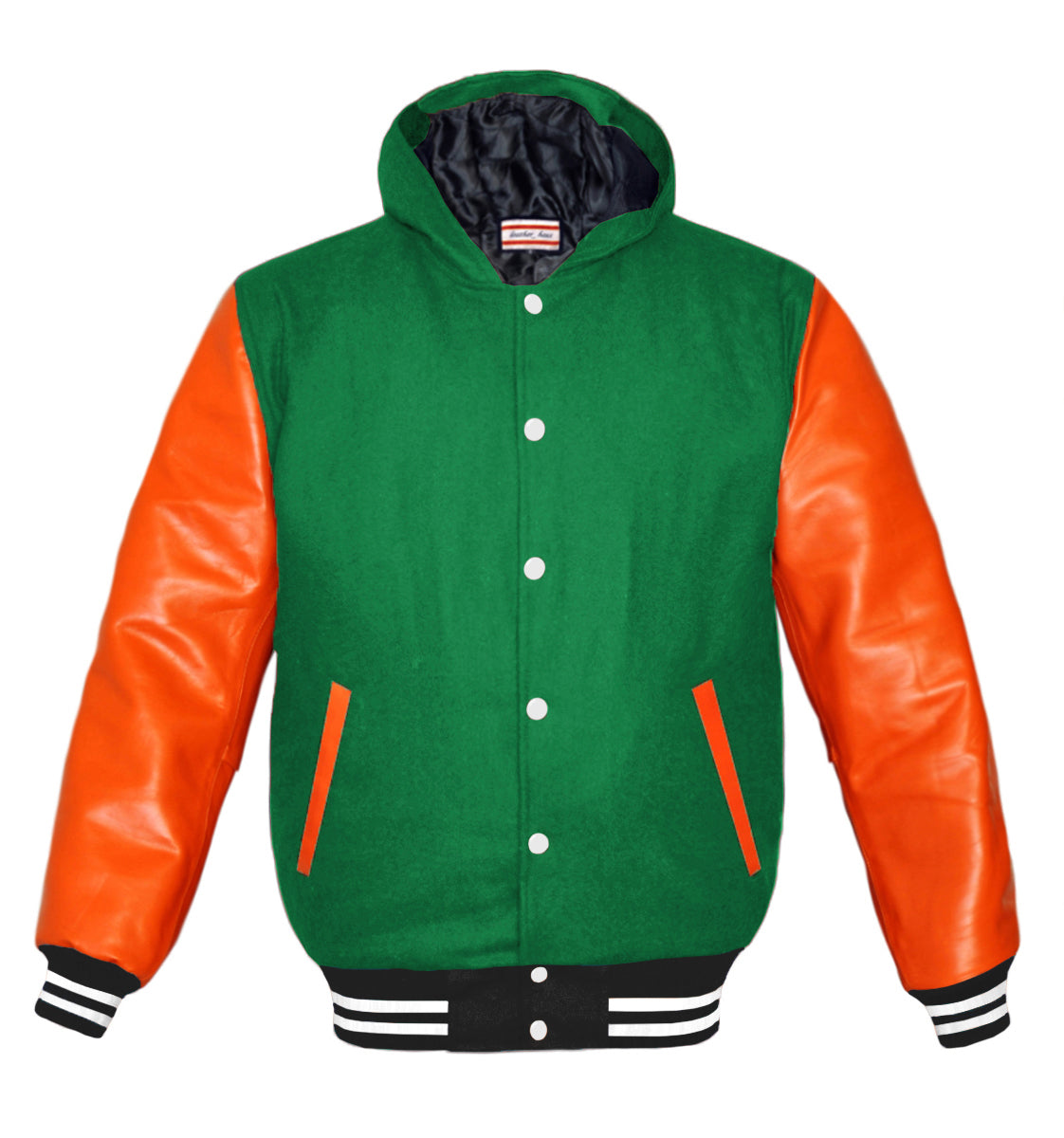 Bhype Society - Bhype Varsity Collection Jacket Blue Orange