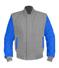 Load image into Gallery viewer, Original American Varsity Blue Leather Sleeve Letterman College Baseball Women Wool Jackets #BLSL-GYSTR-BZ