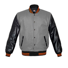 Load image into Gallery viewer, Original American Varsity Real Leather Letterman College Baseball Women Wool Jackets #BSL-ORSTR-BB-Bband