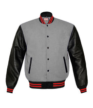 Load image into Gallery viewer, Original American Varsity Real Leather Letterman College Baseball Kid Wool Jackets #BSL-RSTR-BB-BBand