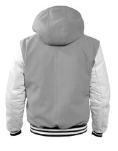 Load image into Gallery viewer, Superb Genuine White Leather Sleeve Letterman College Varsity Kid Wool Jackets #WSL-WSTR-WB-BBand-H