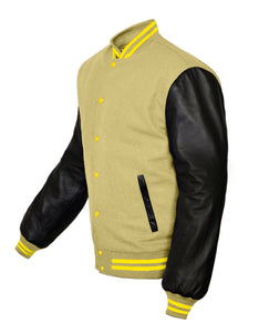 Original American Varsity Real Leather Letterman College Baseball Men Wool Jackets #BSL-YSTR-YB