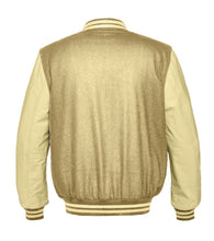 Load image into Gallery viewer, Original American Varsity Cream Leather Sleeve Letterman College Baseball Men Wool Jackets #CRSL-CRSTR-BB