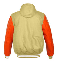 Load image into Gallery viewer, Superb Genuine Orange Leather Sleeve Letterman College Varsity Men Wool Jackets #ORSL-WSTR-OB-H