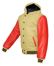 Load image into Gallery viewer, Superb Red Leather Sleeve Original American Varsity Letterman College Baseball Women Wool Jackets #RSL-BSTR-BB-H