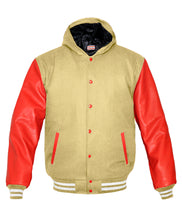 Load image into Gallery viewer, Superb Red Leather Sleeve Original American Varsity Letterman College Baseball Women Wool Jackets #RSL-WSTR-RB-H