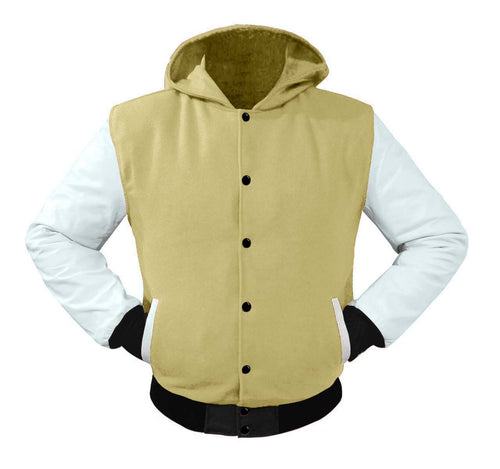 Superb White Leather Sleeve Original American Varsity Letterman College Baseball Men Wool Jackets #WSL-WSTR-BB-BBAND-H