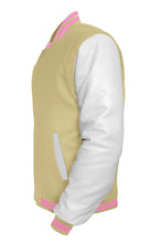 Load image into Gallery viewer, Original American Varsity White Leather Sleeve Letterman College Baseball Men Wool Jackets #WSL-PKSTR-BZ