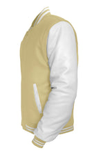 Load image into Gallery viewer, Original American Varsity White Leather Sleeve Letterman College Baseball Men Wool Jackets #WSL-WSTR-BZ