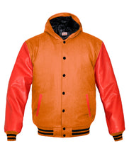 Load image into Gallery viewer, Superb Red Leather Sleeve Original American Varsity Letterman College Baseball Men Wool Jackets #RSL-BSTR-BB-H