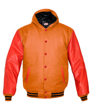 Load image into Gallery viewer, Superb Red Leather Sleeve Original American Varsity Letterman College Baseball Women Wool Jackets #RSL-BSTR-RB-H