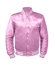 Load image into Gallery viewer, Original American Varsity Letterman College Baseball Bomber Satin Women Jackets #WSTR-WB