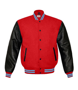 Original American Varsity Real Leather Letterman College Baseball Men Wool Jackets #BSL-LBLSTR-BB