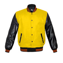 Load image into Gallery viewer, Original American Varsity Real Leather Letterman College Baseball Women Wool Jackets #BSL-ORSTR-BB-Bband